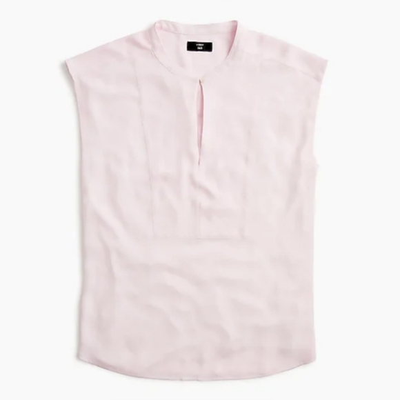 J. Crew Tops - J.Crew: Drapey Cap-sleeve Top -Blush